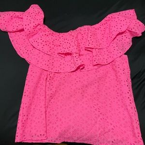 Off the shoulder Lily Pullitzer top